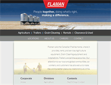 Tablet Screenshot of flaman.com